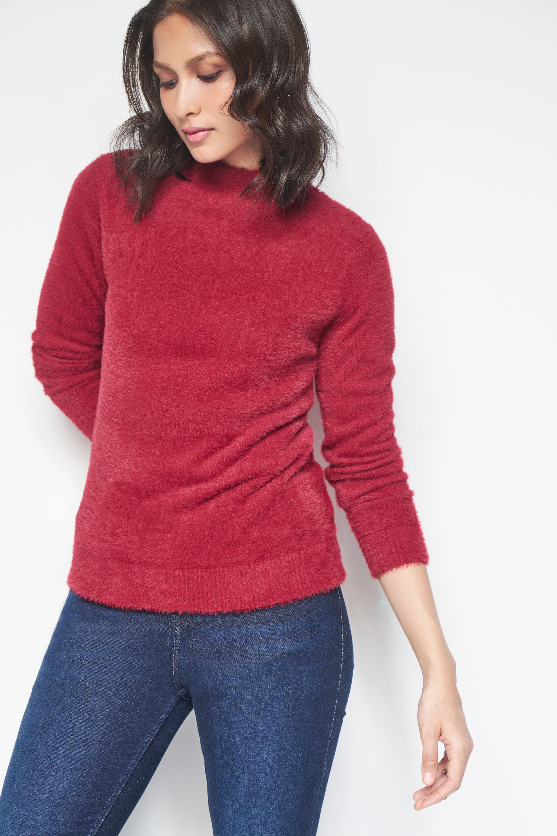 Rebecca Sweater, Red, image 2